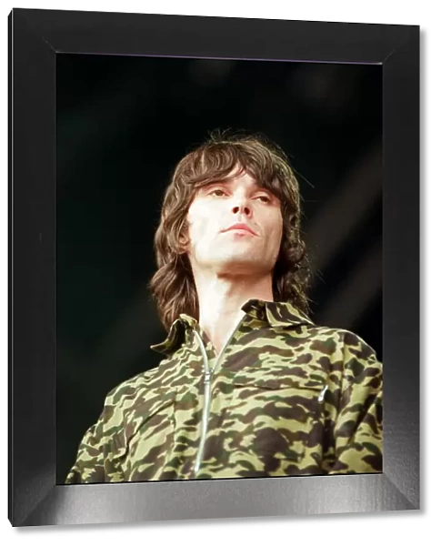 Ian Brown performing, he is the support act at a Catatonia concert at Margam Park