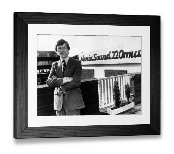 Framed Print : Local commercial radio began the run-up to its tenth birthday celebrations with a funeral Framed Print : Local commercial radio began the run-up to its tenth birthday celebrations with a funeral