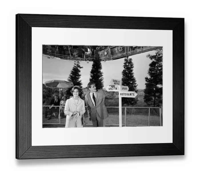 Framed Print : Princess Muna al-Hussein of Jordan is shown around Elstree Studios Roger Moore Framed Print : Princess Muna al-Hussein of Jordan is shown around Elstree Studios Roger Moore
