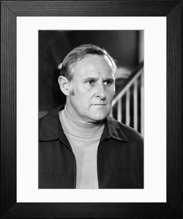 Framed Print : Actor Peter Vaughan. 28th August 1970 Framed Print : Actor Peter Vaughan. 28th August 1970