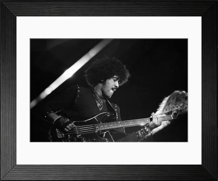 Framed Print : Irish rock group Thin Lizzy performing on stage on Sunday night at the Reading Festival Framed Print : Irish rock group Thin Lizzy performing on stage on Sunday night at the Reading Festival