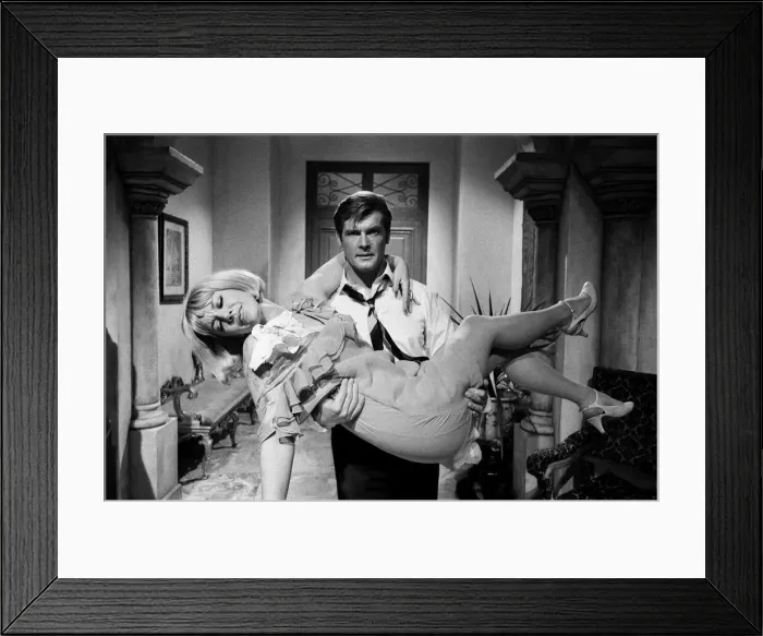 Framed Print : The return of The Saint will be on British television screens later this year for Roger Framed Print : The return of The Saint will be on British television screens later this year for Roger