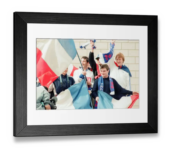 Framed Print : Romania 0-1 France, Euro 1996 Group B match at St James Park, Newcastle Framed Print : Romania 0-1 France, Euro 1996 Group B match at St James Park, Newcastle