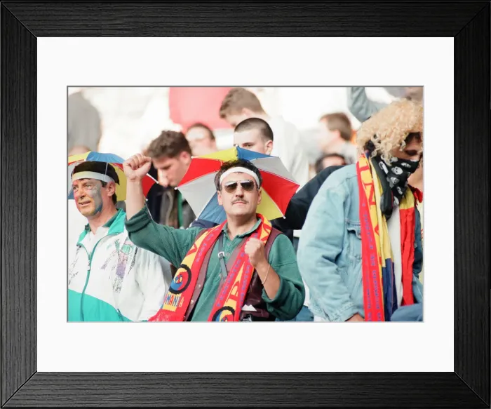 Framed Print : Romania 0-1 France, Euro 1996 Group B match at St James Park, Newcastle Framed Print : Romania 0-1 France, Euro 1996 Group B match at St James Park, Newcastle