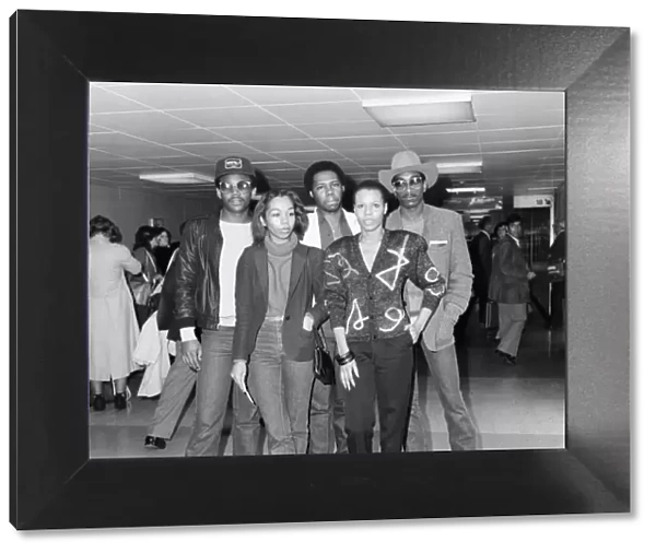 Chic, Music Group, Pictured at London Heathrow Airport, 30th September 1979