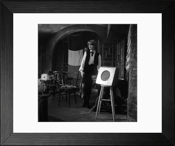 Framed Print : Romy Schneider is currently filming her first film in Britain Framed Print : Romy Schneider is currently filming her first film in Britain