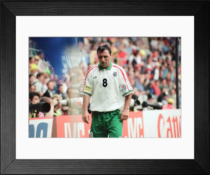 Framed Print : Bulgaria 1-0 Romania, Euro 1996 Group B match at St James Park, Newcastle