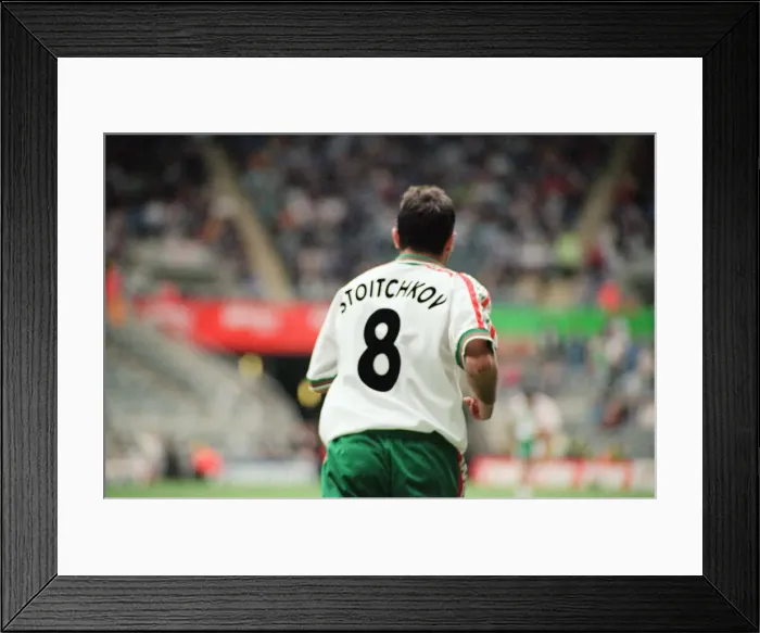 Framed Print : Bulgaria 1-0 Romania, Euro 1996 Group B match at St James Park, Newcastle Framed Print : Bulgaria 1-0 Romania, Euro 1996 Group B match at St James Park, Newcastle