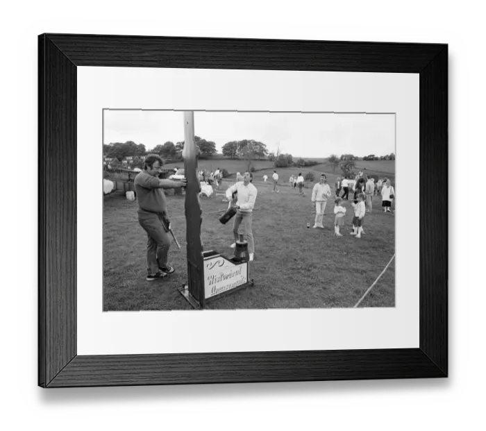 Framed Print : Actor Jonathan Linsley - who plays Crusher in BBC TV