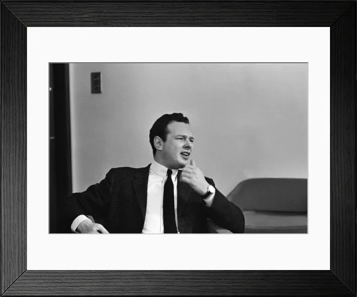 Framed Print : Brian Epstein, Manager of The Beatles, 20th October 1963 Framed Print : Brian Epstein, Manager of The Beatles, 20th October 1963