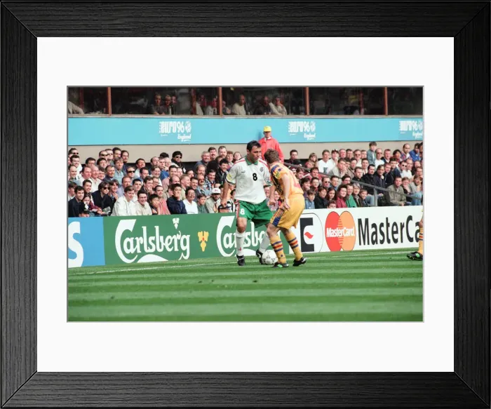 Framed Print : Bulgaria 1-0 Romania, Euro 1996 Group B match at St James Park, Newcastle Framed Print : Bulgaria 1-0 Romania, Euro 1996 Group B match at St James Park, Newcastle
