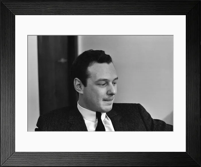Framed Print : Brian Epstein, Manager of The Beatles, 20th October 1963 Framed Print : Brian Epstein, Manager of The Beatles, 20th October 1963