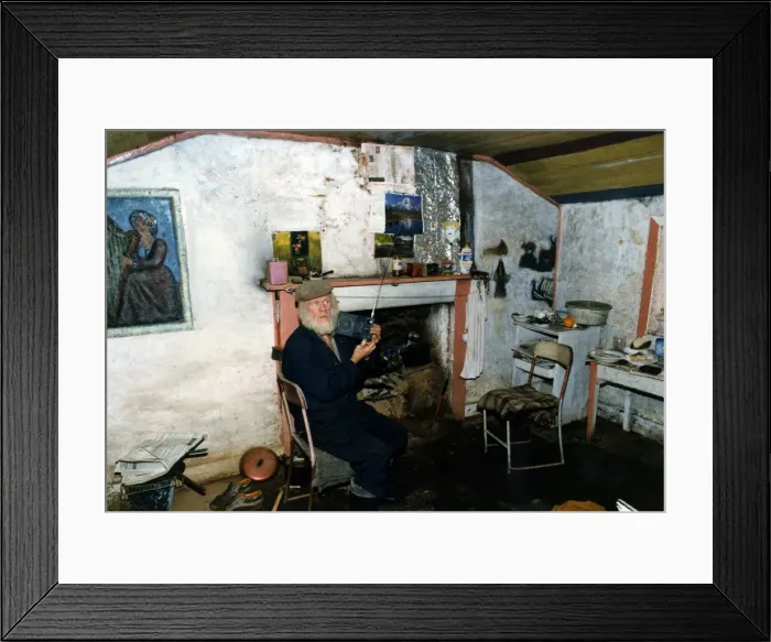 Framed Print : James McRory Smith, a former Black Watch soldier from Dumbarton aged 67