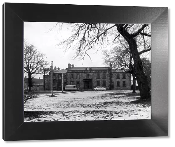 Cowpen Hall, the stately home in Blyth which may be demolished. 12th February 1963
