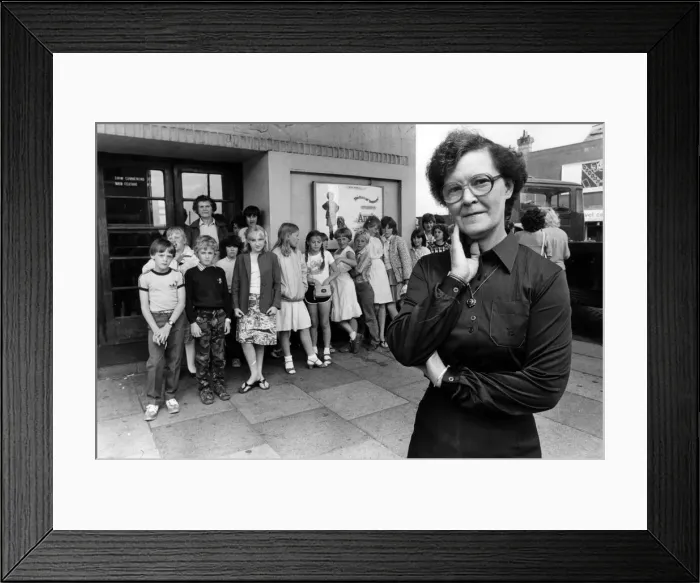 Framed Print : Eleventh-hour talks have come too late to save a towns only cinema from closure Framed Print : Eleventh-hour talks have come too late to save a towns only cinema from closure