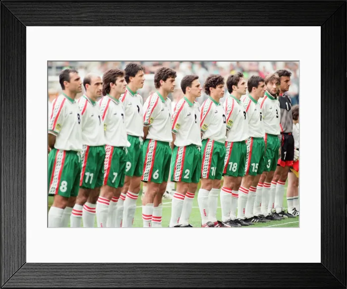 Framed Print : Bulgaria 1-0 Romania, Euro 1996 Group B match at St James Park, Newcastle Framed Print : Bulgaria 1-0 Romania, Euro 1996 Group B match at St James Park, Newcastle