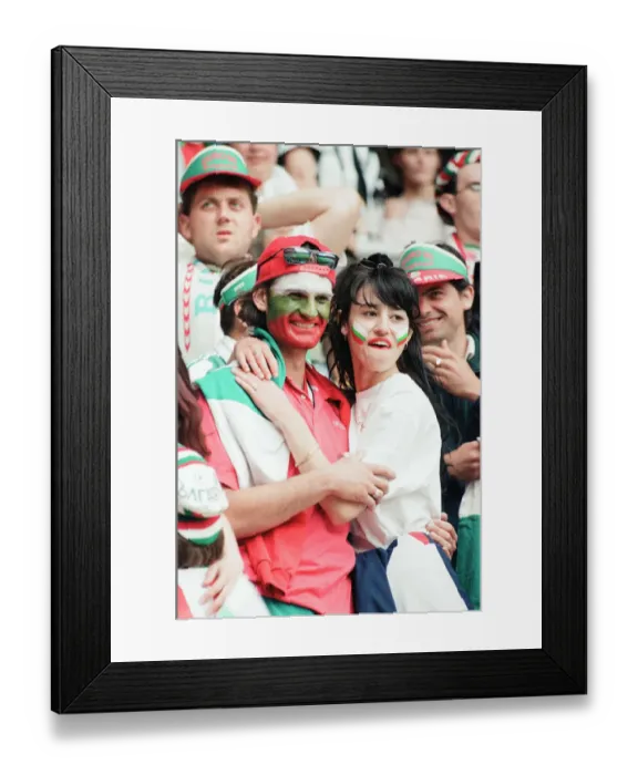Framed Print : Bulgaria 1-0 Romania, Euro 1996 Group B match at St James Park, Newcastle