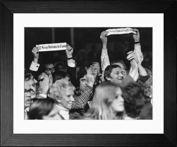 Framed Print : UK European Communities Membership Referendum, 1975, also known as the Common Market Framed Print : UK European Communities Membership Referendum, 1975, also known as the Common Market