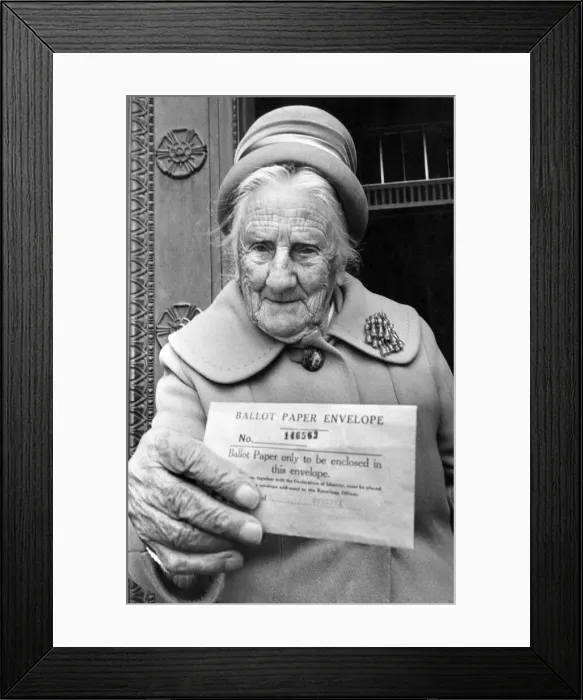 Framed Print : UK European Communities Membership Referendum, 1975, also known as the Common Market Framed Print : UK European Communities Membership Referendum, 1975, also known as the Common Market