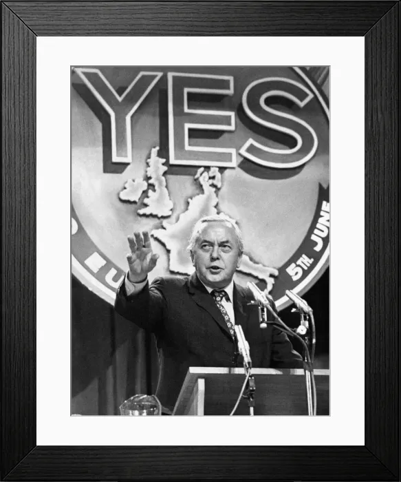 Framed Print : UK European Communities Membership Referendum, 1975, also known as the Common Market Framed Print : UK European Communities Membership Referendum, 1975, also known as the Common Market