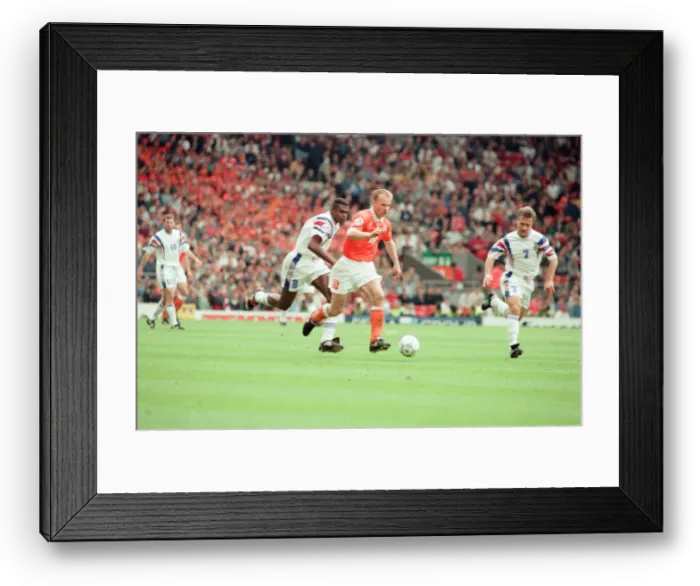Framed Print : France v Netherlands, Euro 1996 Quarter finals match at Anfield Framed Print : France v Netherlands, Euro 1996 Quarter finals match at Anfield