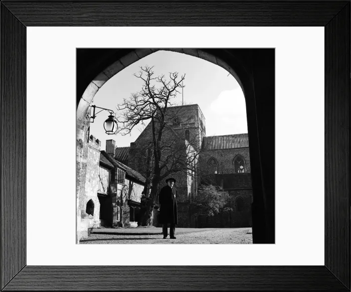 Framed Print : Hospital of St Cross, Winchester, Hampshire. 9th April 1961