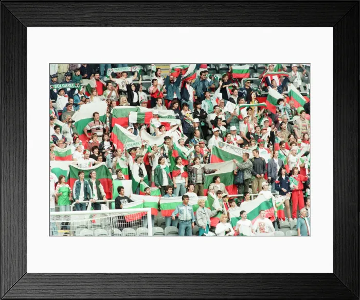 Framed Print : France 3-1 Bulgaria, Euro 1996 Group B match at St James Park, Newcastle Framed Print : France 3-1 Bulgaria, Euro 1996 Group B match at St James Park, Newcastle