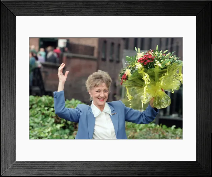 Framed Print : Coronation Streets Thelma Barlow launches an event in aid of Alzheimers disease