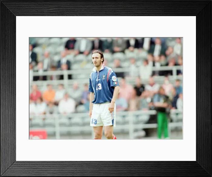 Framed Print : France 3-1 Bulgaria, Euro 1996 Group B match at St James Park, Newcastle Framed Print : France 3-1 Bulgaria, Euro 1996 Group B match at St James Park, Newcastle