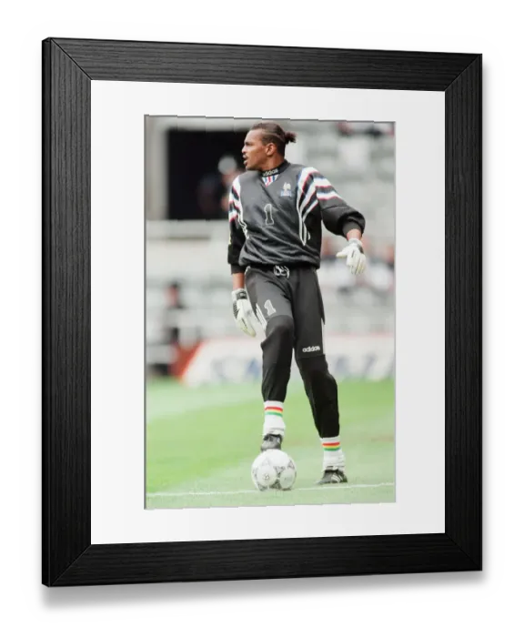 Framed Print : France 3-1 Bulgaria, Euro 1996 Group B match at St James Park, Newcastle
