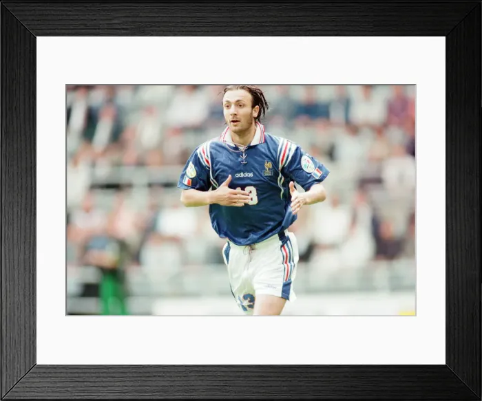 Framed Print : France 3-1 Bulgaria, Euro 1996 Group B match at St James Park, Newcastle Framed Print : France 3-1 Bulgaria, Euro 1996 Group B match at St James Park, Newcastle