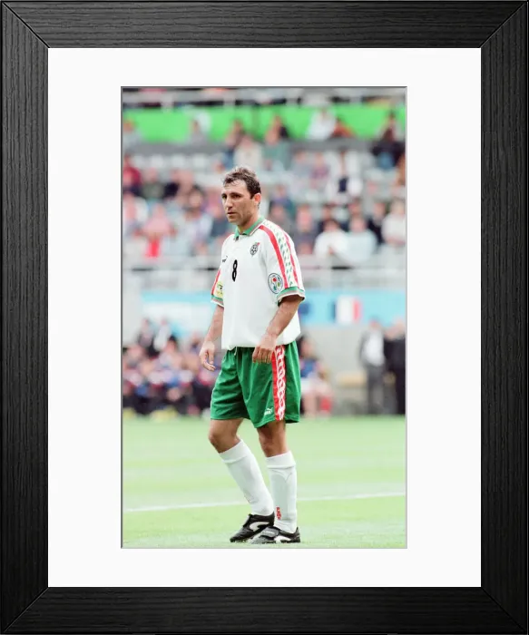 Framed Print : France 3-1 Bulgaria, Euro 1996 Group B match at St James Park, Newcastle
