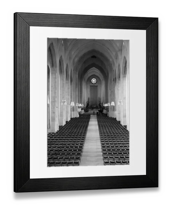 Framed Print : Guildford Cathedral, Surrey. 8th May 1961