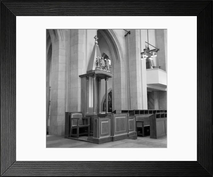 Framed Print : Guildford Cathedral, Surrey. 8th May 1961 Framed Print : Guildford Cathedral, Surrey. 8th May 1961