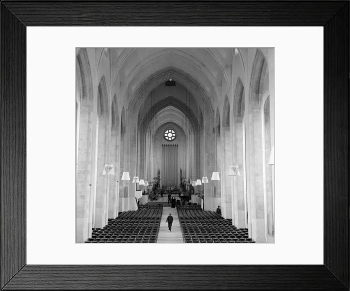 Framed Print : Guildford Cathedral, Surrey. 8th May 1961 Framed Print : Guildford Cathedral, Surrey. 8th May 1961