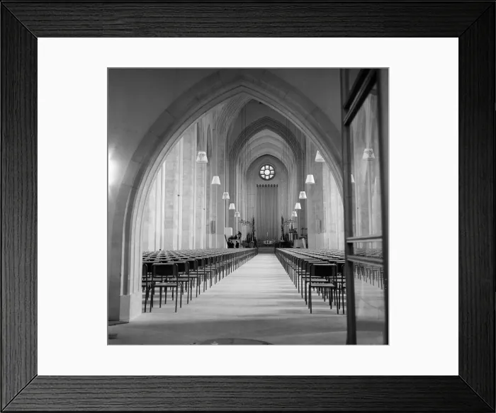 Framed Print : Guildford Cathedral, Surrey. 8th May 1961