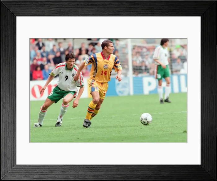 Framed Print : Bulgaria 1-0 Romania, Euro 1996 Group B match at St James Park, Newcastle Framed Print : Bulgaria 1-0 Romania, Euro 1996 Group B match at St James Park, Newcastle