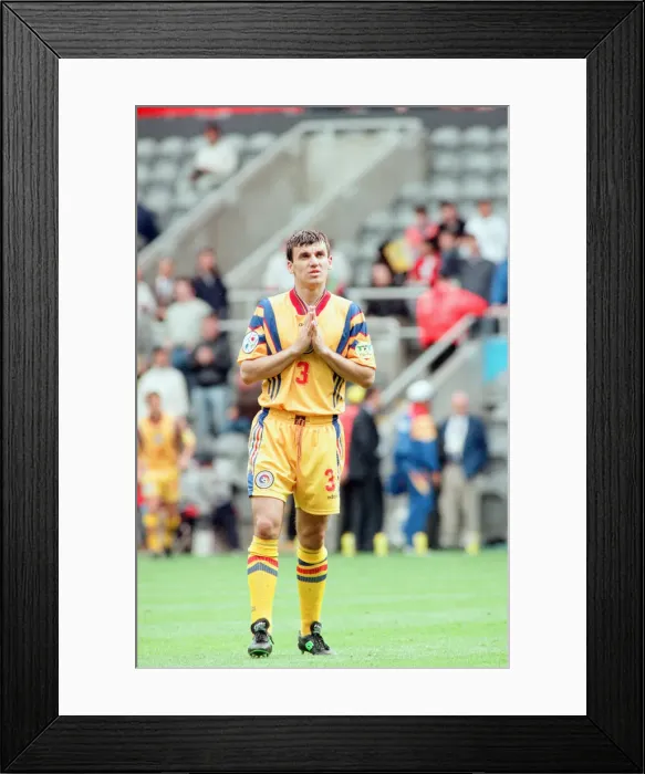 Framed Print : Bulgaria 1-0 Romania, Euro 1996 Group B match at St James Park, Newcastle Framed Print : Bulgaria 1-0 Romania, Euro 1996 Group B match at St James Park, Newcastle