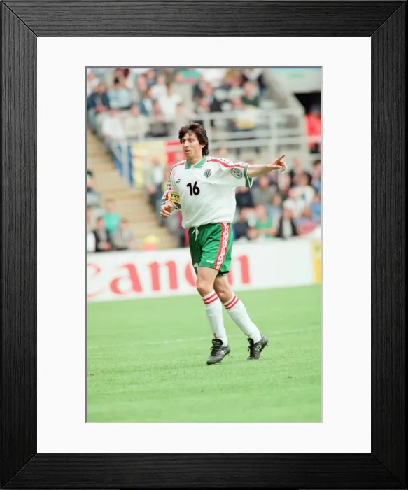 Framed Print : Bulgaria 1-0 Romania, Euro 1996 Group B match at St James Park, Newcastle