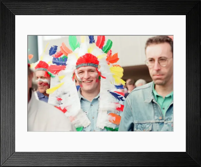 Framed Print : Bulgaria 1-0 Romania, Euro 1996 Group B match at St James Park, Newcastle Framed Print : Bulgaria 1-0 Romania, Euro 1996 Group B match at St James Park, Newcastle