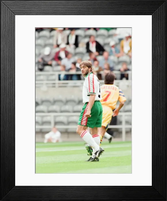 Framed Print : Bulgaria 1-0 Romania, Euro 1996 Group B match at St James Park, Newcastle Framed Print : Bulgaria 1-0 Romania, Euro 1996 Group B match at St James Park, Newcastle