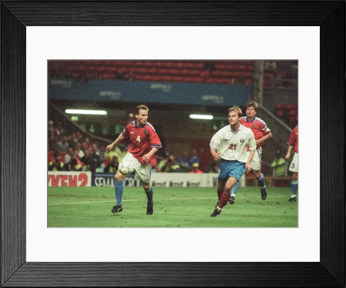 Framed Print : Russia 3-3 Czech Republic, Euro 1996 Group C match at Anfield Framed Print : Russia 3-3 Czech Republic, Euro 1996 Group C match at Anfield