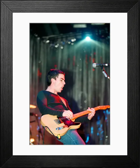 Framed Print : Welsh rock band Stereophonics performing at Cardiff Castle. Kelly Jones