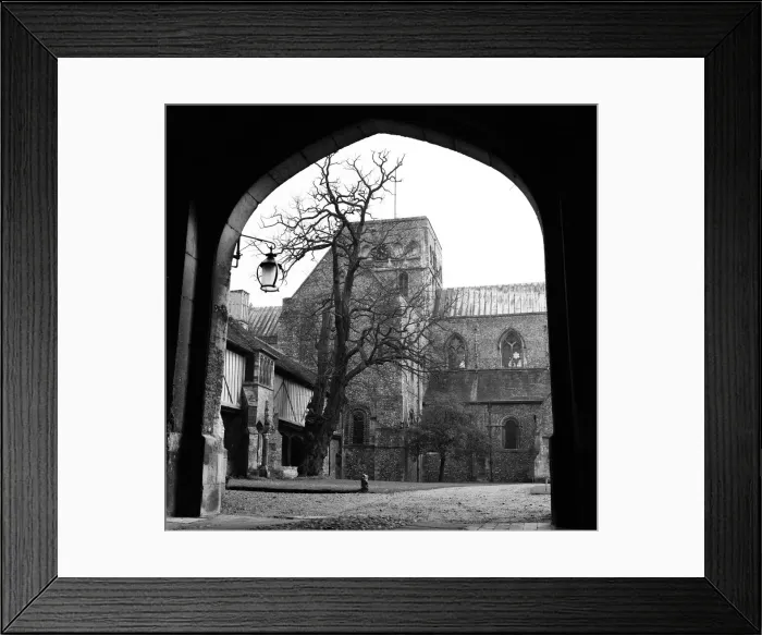 Framed Print : Hospital of St Cross, Winchester, Hampshire. 9th April 1961 Framed Print : Hospital of St Cross, Winchester, Hampshire. 9th April 1961
