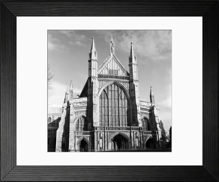 Framed Print : Winchester Cathedral, Hampshire. 9th April 1961 Framed Print : Winchester Cathedral, Hampshire. 9th April 1961