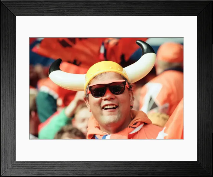 Framed Print : France v Netherlands, Euro 1996 Quarter finals match at Anfield