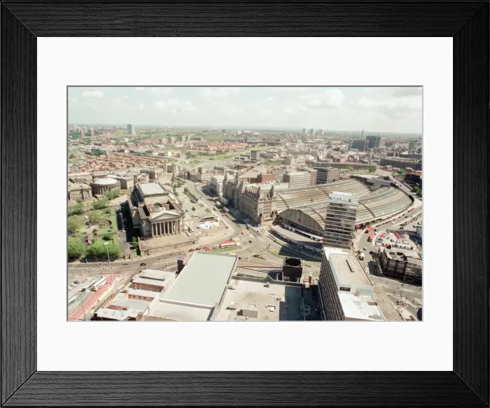 Framed Print : Liverpool City Centre, Merseyside, Panorama Views, 13th June 1996 Framed Print : Liverpool City Centre, Merseyside, Panorama Views, 13th June 1996
