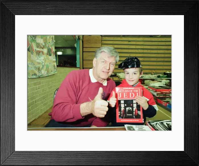Framed Print : David Prowse, actor who plays Darth Vader in the Star Wars trilogy