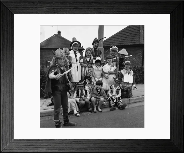 Framed Print : Skelton and Brotton carnival, North Yorkshire. 1971
