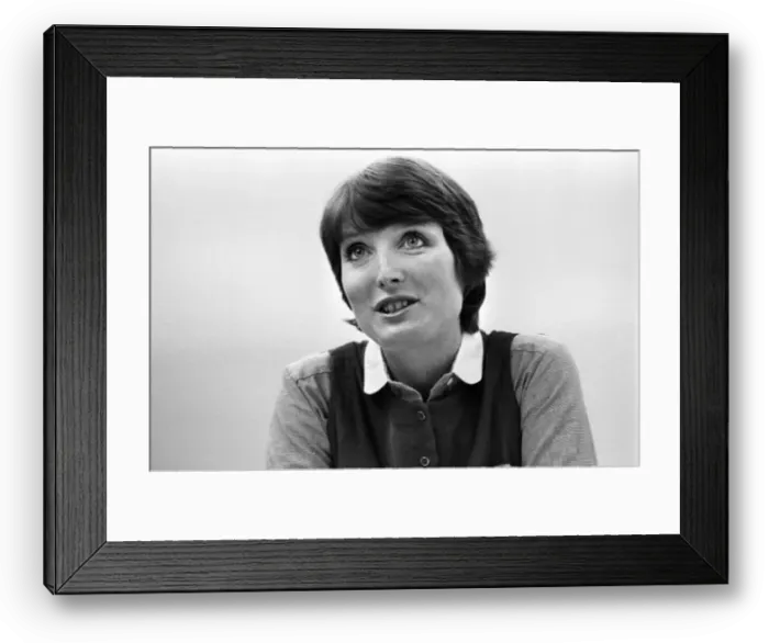Framed Print : Prospective Labour member of Parliament Harriet Harman attending the Labour Party Framed Print : Prospective Labour member of Parliament Harriet Harman attending the Labour Party